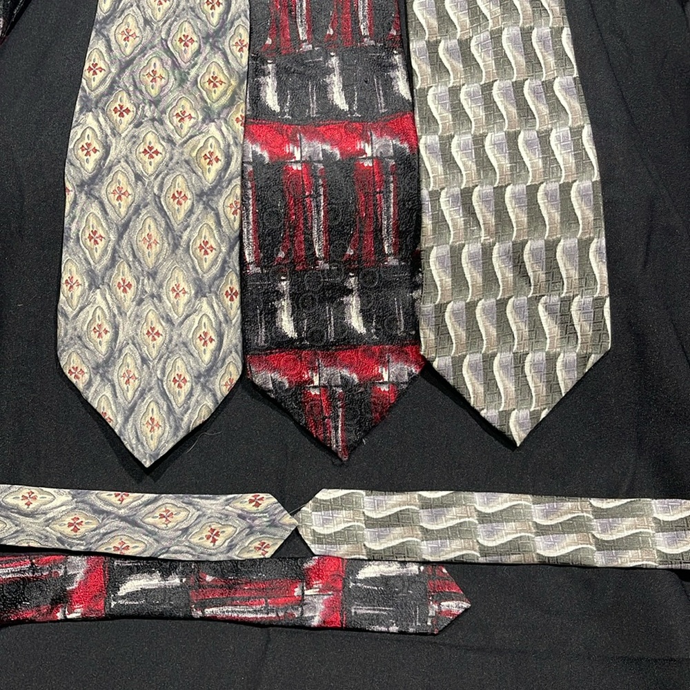 Three Pierre Cardin Neckties